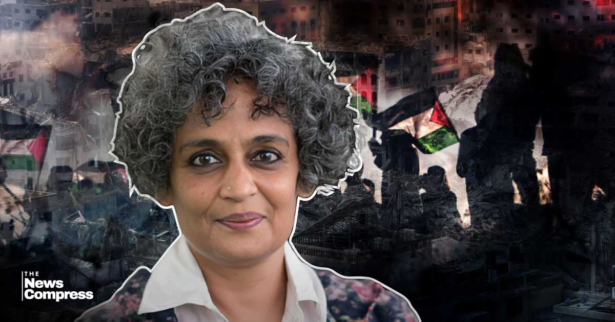 গাজা নিয়ে জুরির মন্তব্যে ক্ষুব্ধ হয়ে বার্লিন চলচ্চিত্র উৎসব বর্জন করলেন অরুন্ধতী রায়